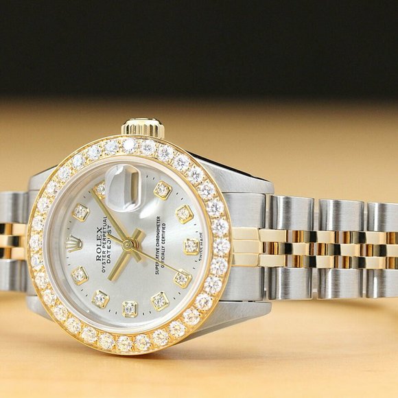 Sale! Rolex Datejust 1CT+ Diamond Bezel! Mint condition main image 8